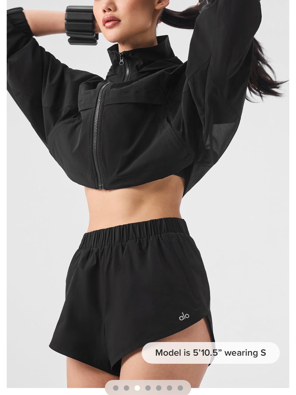 ALO Yoga Black Women's Running Shorts